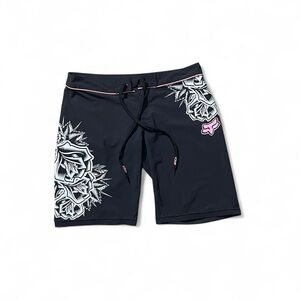 Fox racing Black Shorts with White Logo
